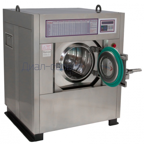 Промышленная стирально-отжимная машина Kromluks KOCYS-B/100 нерж. фото 2